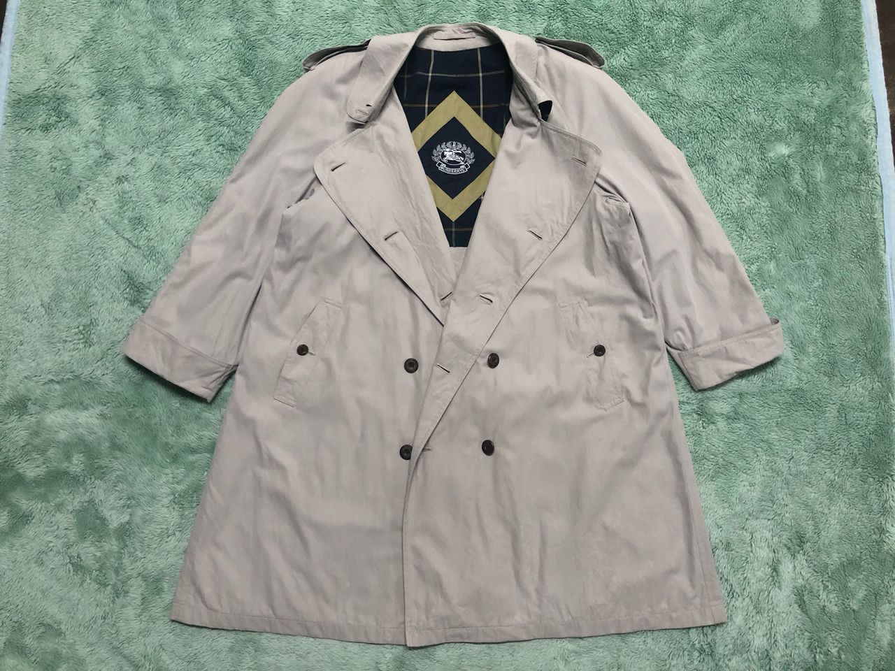 Burberry Prorsum VINTAGE BURBERRYS DOUBLE BREASTED TRENCHCOAT FADED Size L / US 10 / IT 46 - 1 Thumbnail