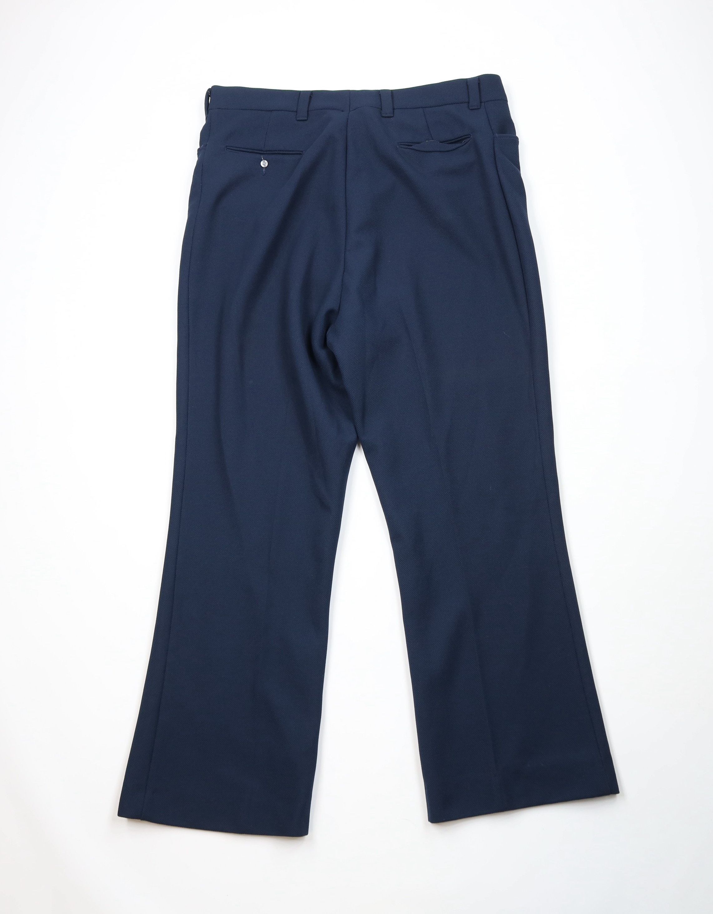 Vintage Vintage 70s Streetwear Bell Bottoms Chino Pants Blue USA Size US 32 / EU 48 - 11 Thumbnail