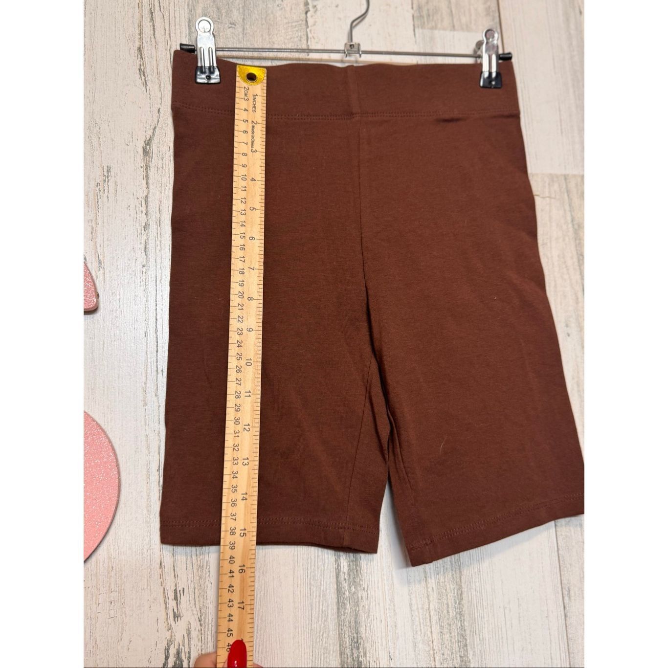 Forever 21 Forever 21 Brown Biker Shorts Size Small – Soft Stretch Cotton Blend, High Waist, Casual Lounge Shorts Size 27" / US 4 / IT 40 - 2 Thumbnail