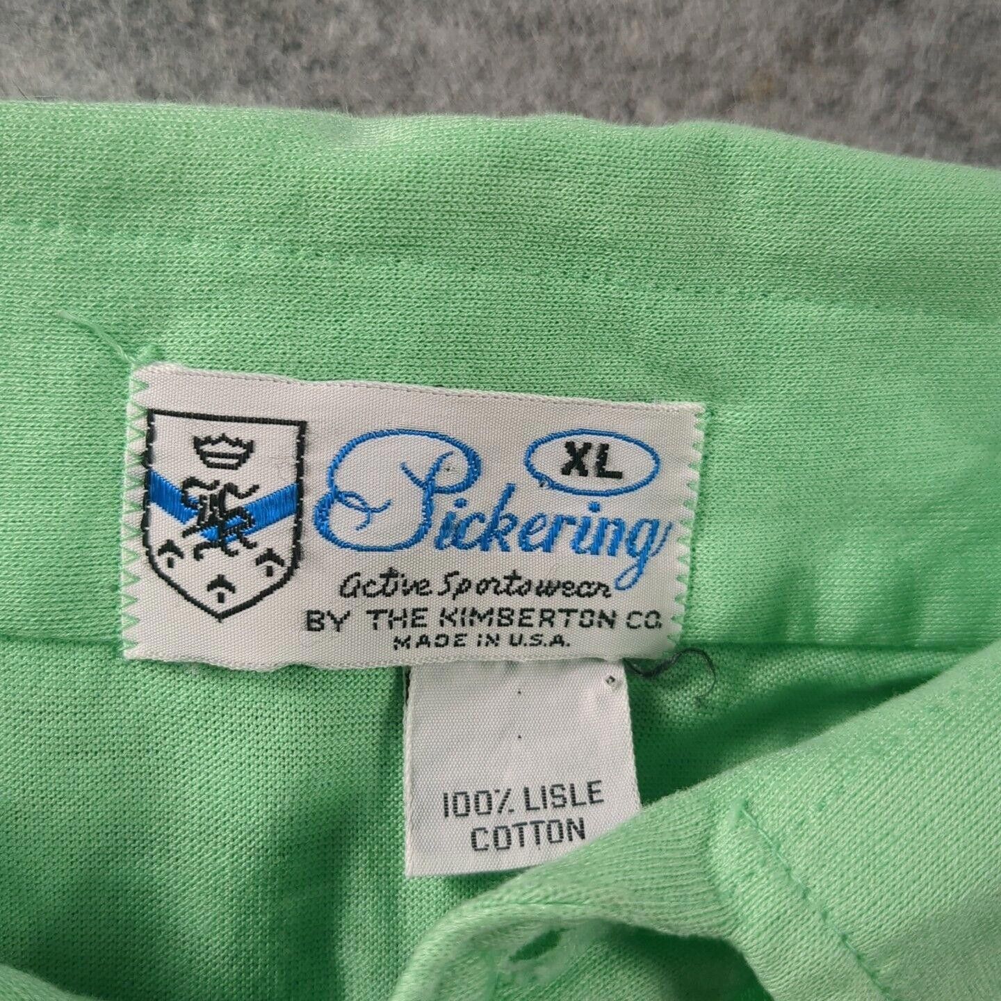 Designer VTG Pickering Polo Shirt Men's XL Green PGA 1987 Champion Size US XL / EU 56 / 4 - 3 Thumbnail