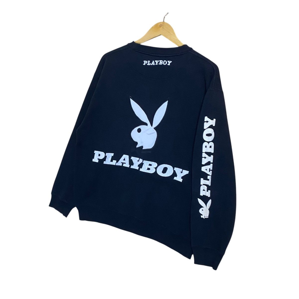 Japanese Brand × Playboy × Vintage Vintage Playboy Big Logo Crewneck Sweatshirt Size US M / EU 48-50 / 2 - 3 Thumbnail