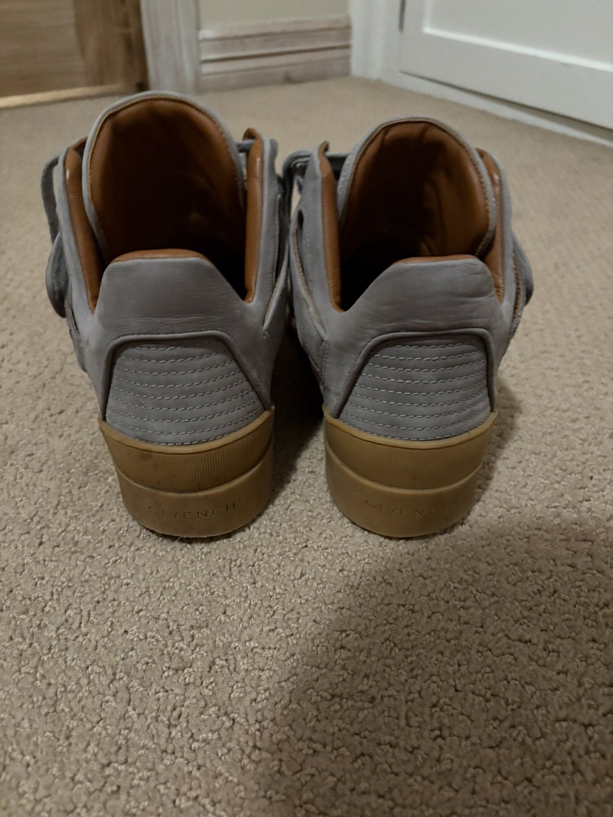 Givenchy Grey Suede Givenchy Tyson Sneakers Size US 12 / EU 45 - 5 Thumbnail