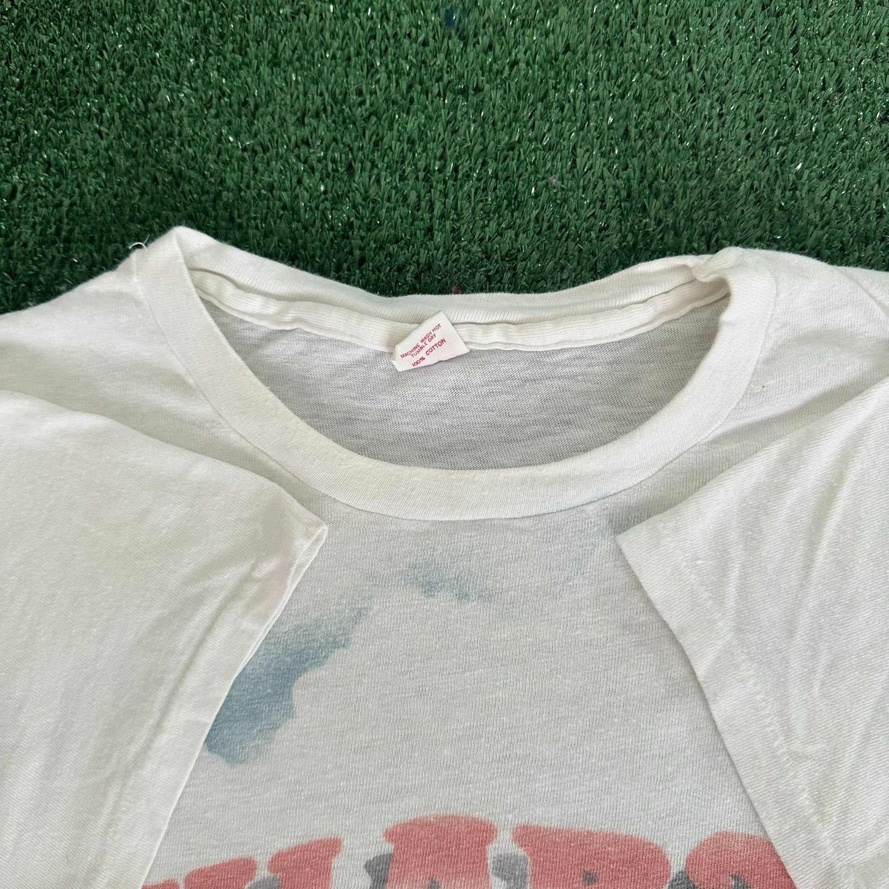 Hanes Vintage 70s Tropical Beach T-Shirt Single Stitch Surfer Tee Size US L / EU 52-54 / 3 - 4 Thumbnail