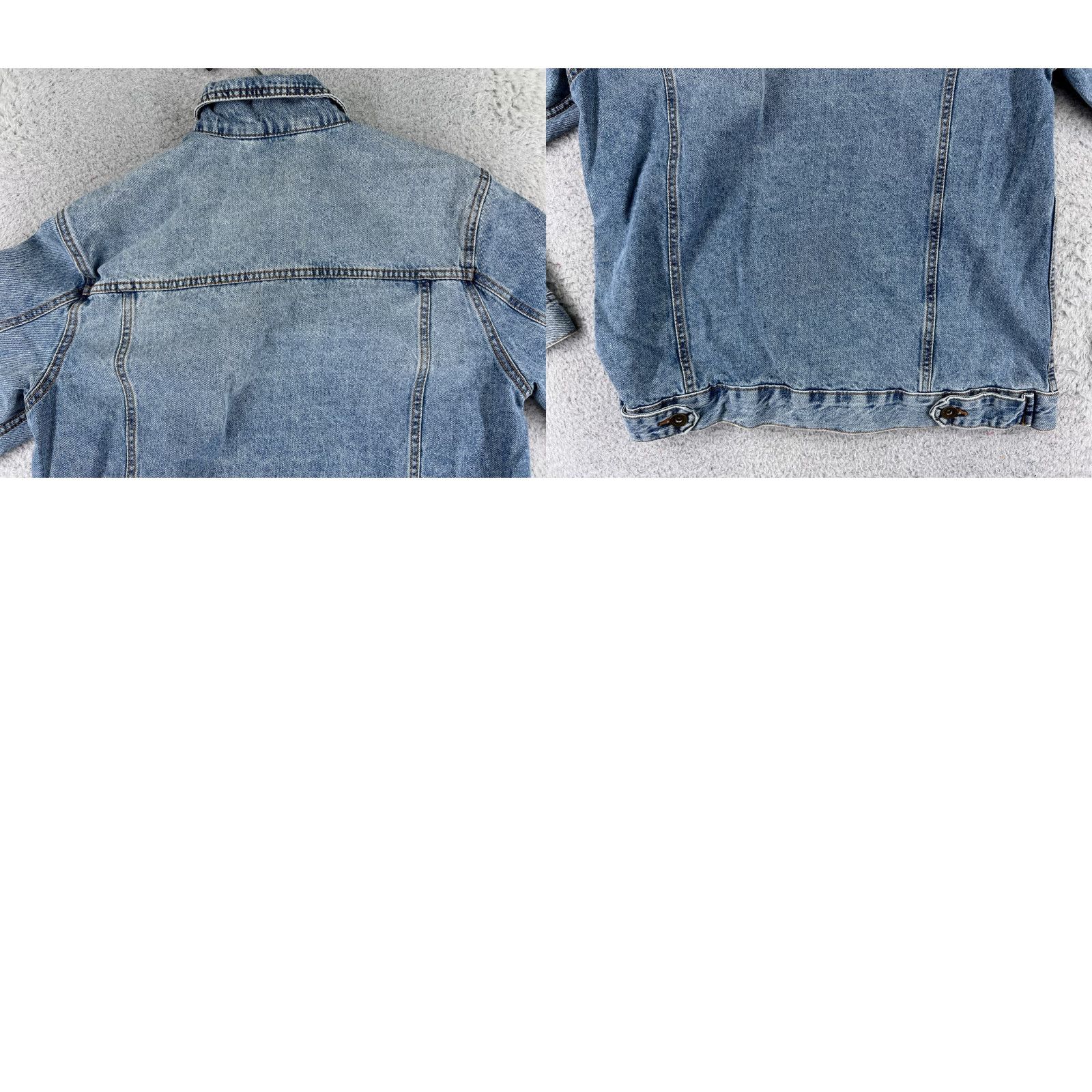 Cotton On VINTAGE 91 Cotton On Jacket Denim Blue Button Up Pockets Women Medium 80s 90s Womens Size M / US 6-8 / IT 42-44 - 9 Thumbnail