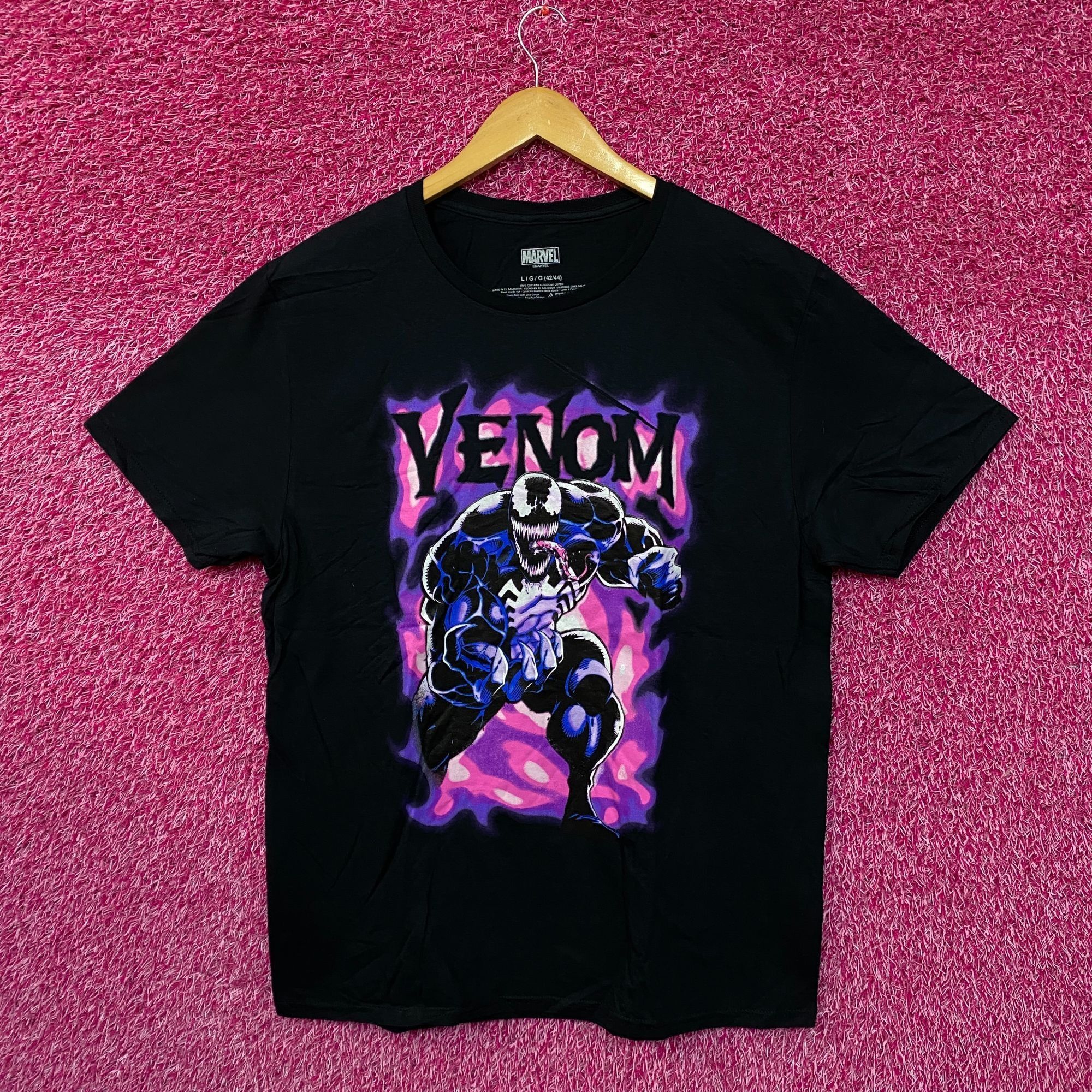 Marvel Comics Venom Spiderman Villain Purple Haze Marvel Comics Tee L Size US L / EU 52-54 / 3 - 1 Thumbnail