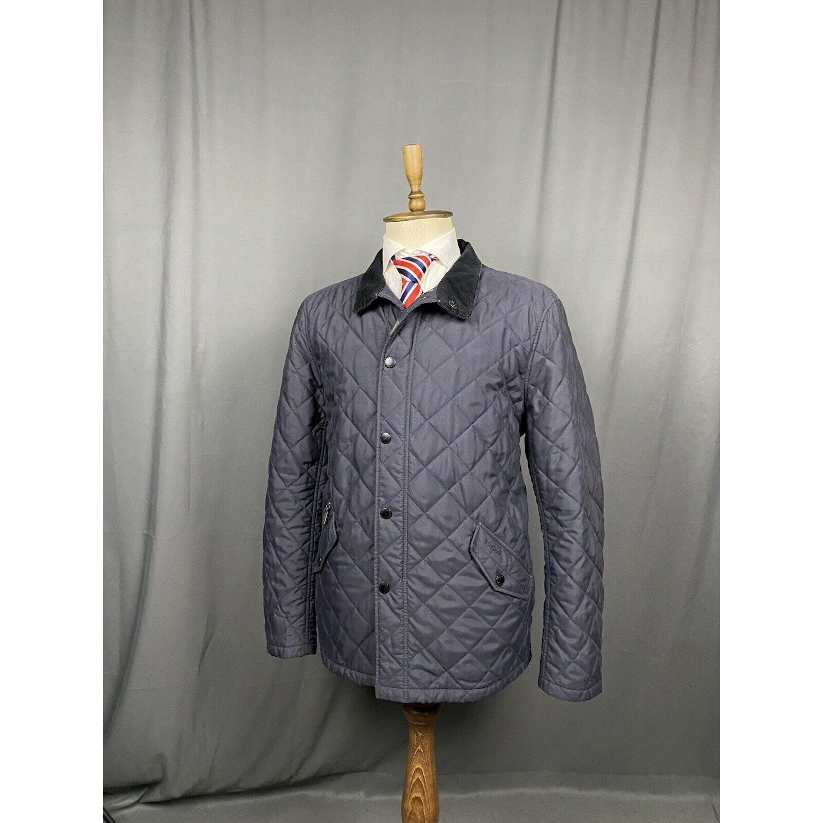 Barbour Barbour New Summer Country Quilt Men's Blue Quilted Jacket S Size US XL / EU 56 / 4 - 2 Thumbnail