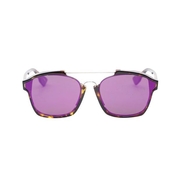 image of Dior Square Mirrored Abstract Sunglasses in Brown, Women's
