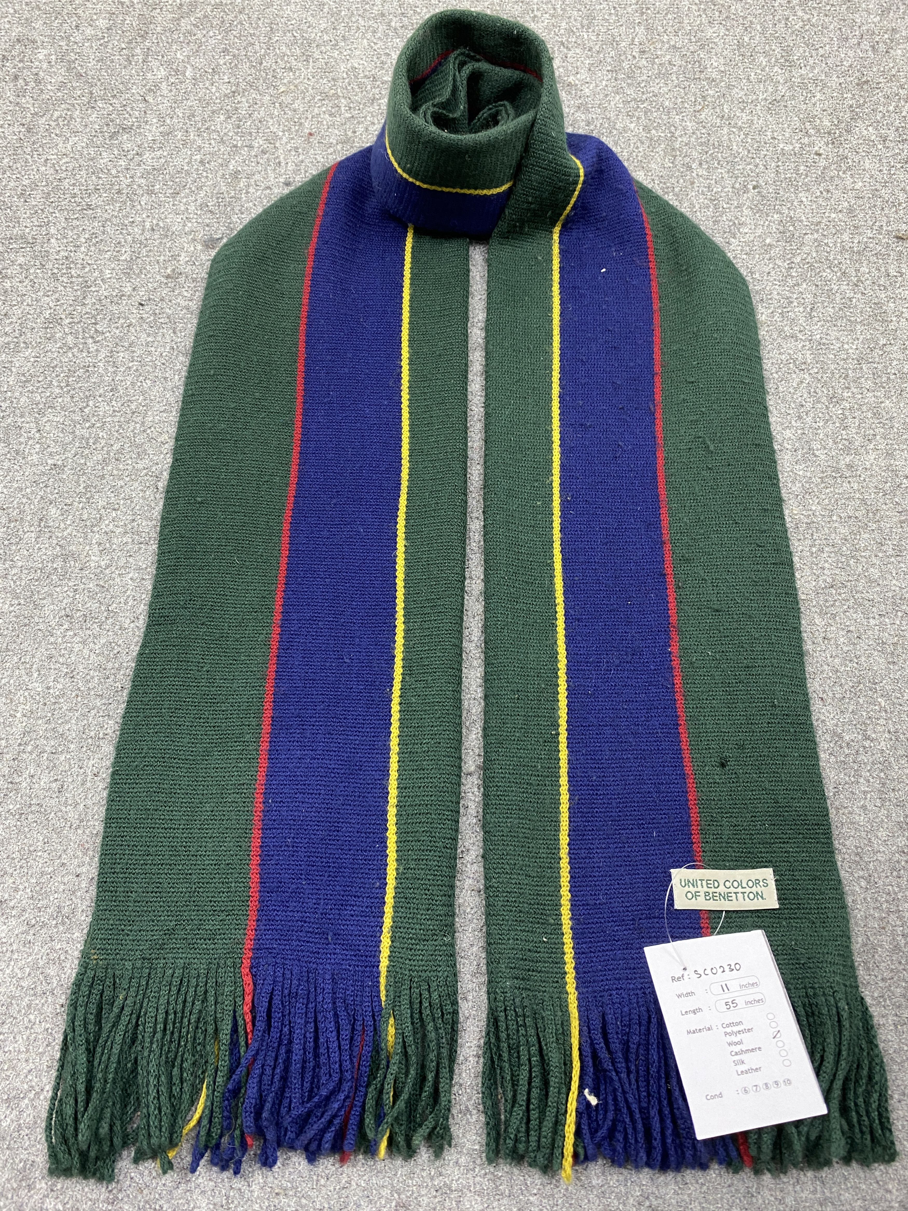 United Colors Of Benetton United Colors Of Benetton Scarf Muffler Neckwear SC0230 Size ONE SIZE - 1 Thumbnail
