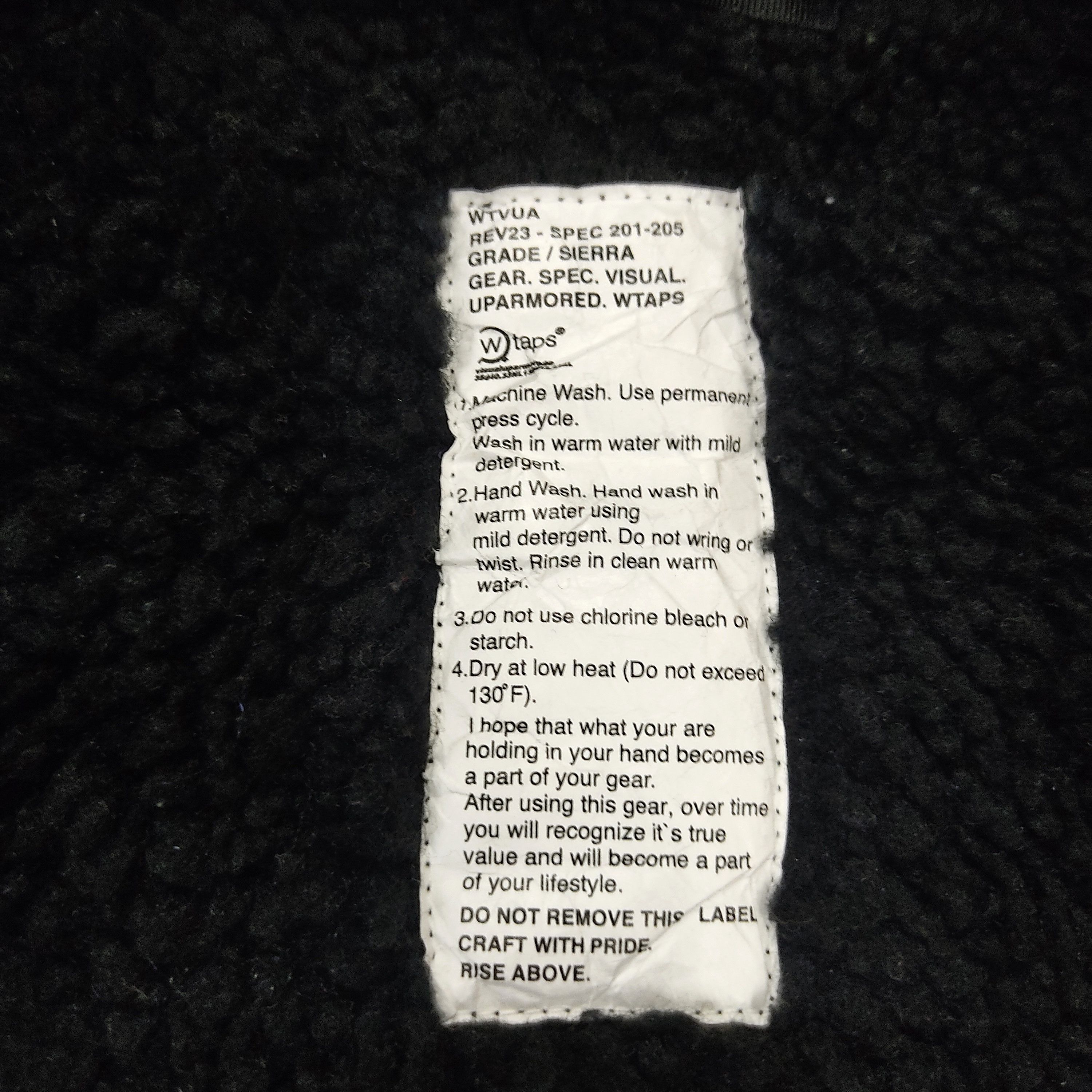 Wtaps WT-VUA Spec 201-205 Type Polar Field Boa Fleece Vest Size US M / EU 48-50 / 2 - 11 Thumbnail