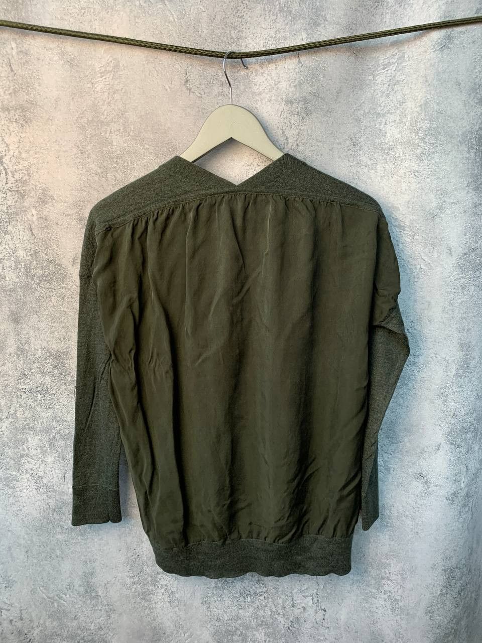 Allsaints ALLSAINTS Arly V-Neck Jumper Blouse Sweater Size M / US 6-8 / IT 42-44 - 4 Thumbnail