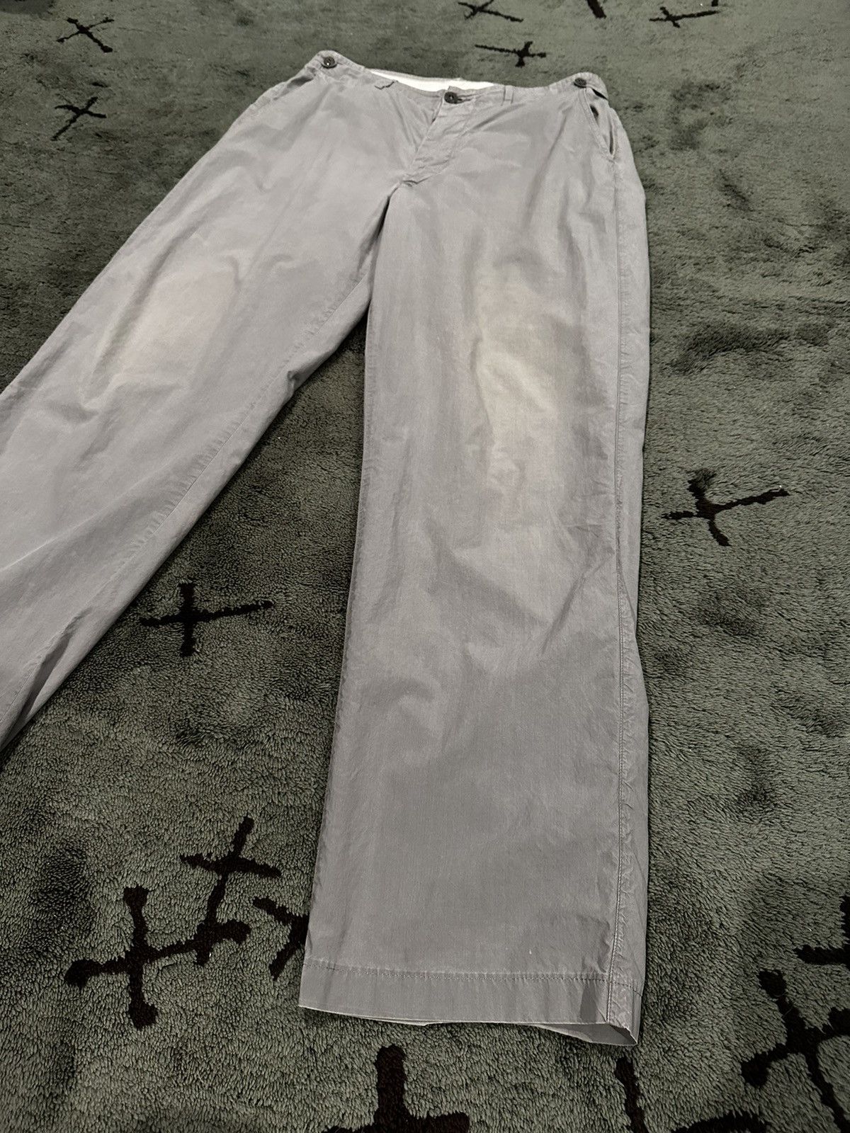 Stone Island Vintage Stone Island Light Grey Trousers Size US 32 / EU 48 - 3 Thumbnail