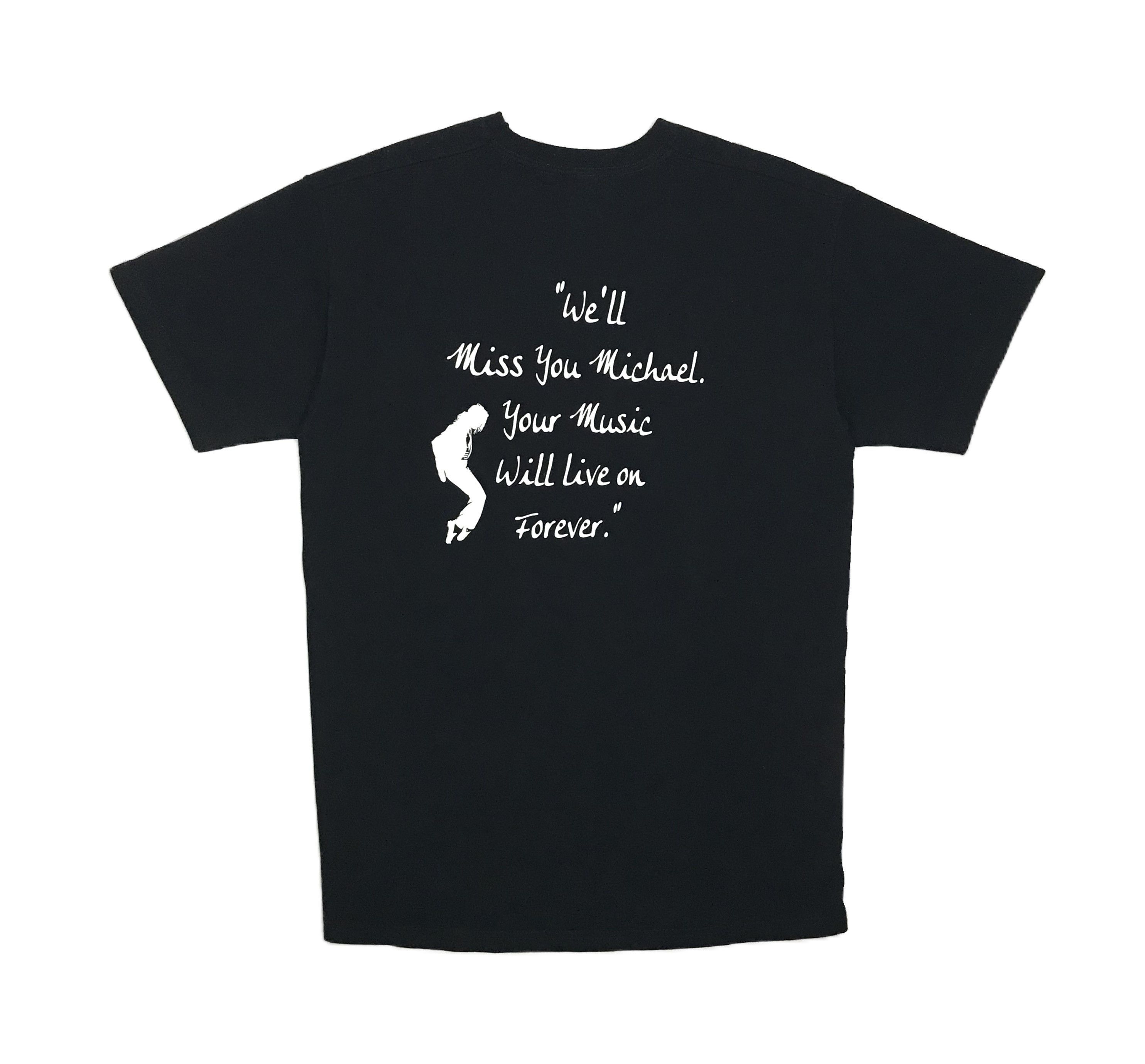 Michael Jackson Michael Jackson Mens T-Shirt King Of Pop 2010 Size M Black Size US M / EU 48-50 / 2 - 2 Thumbnail