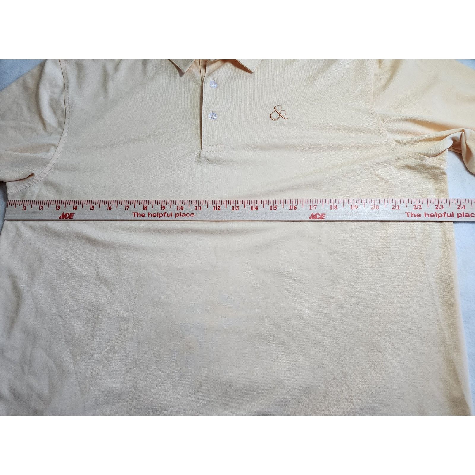 Other Straight Down Performance Polo Size L Yellow UPF Preppy Golf Size US L / EU 52-54 / 3 - 7 Thumbnail