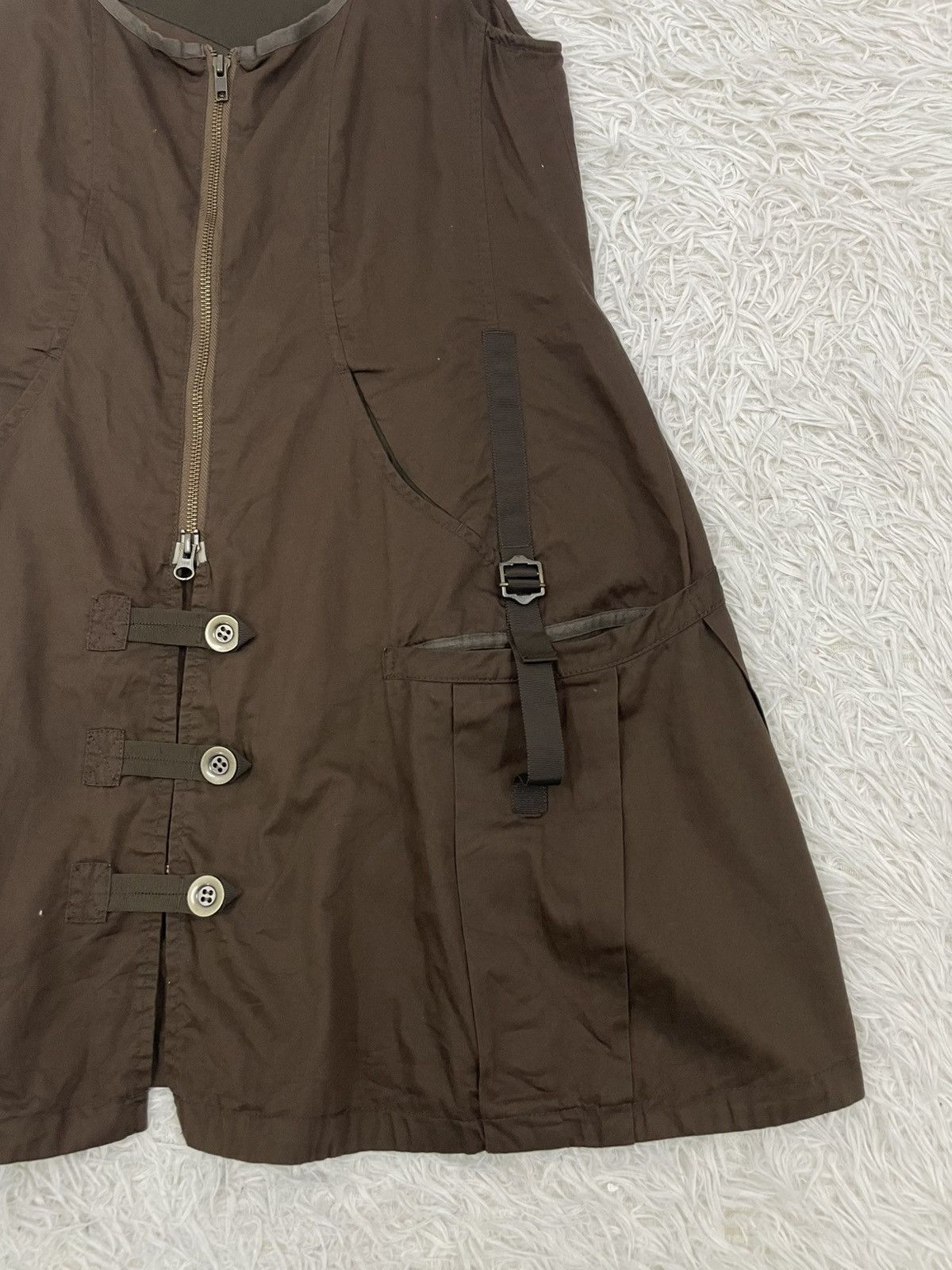 Japanese Brand LGB Inspired Dress Buttons Zipper Size S / US 4 / IT 40 - 3 Thumbnail