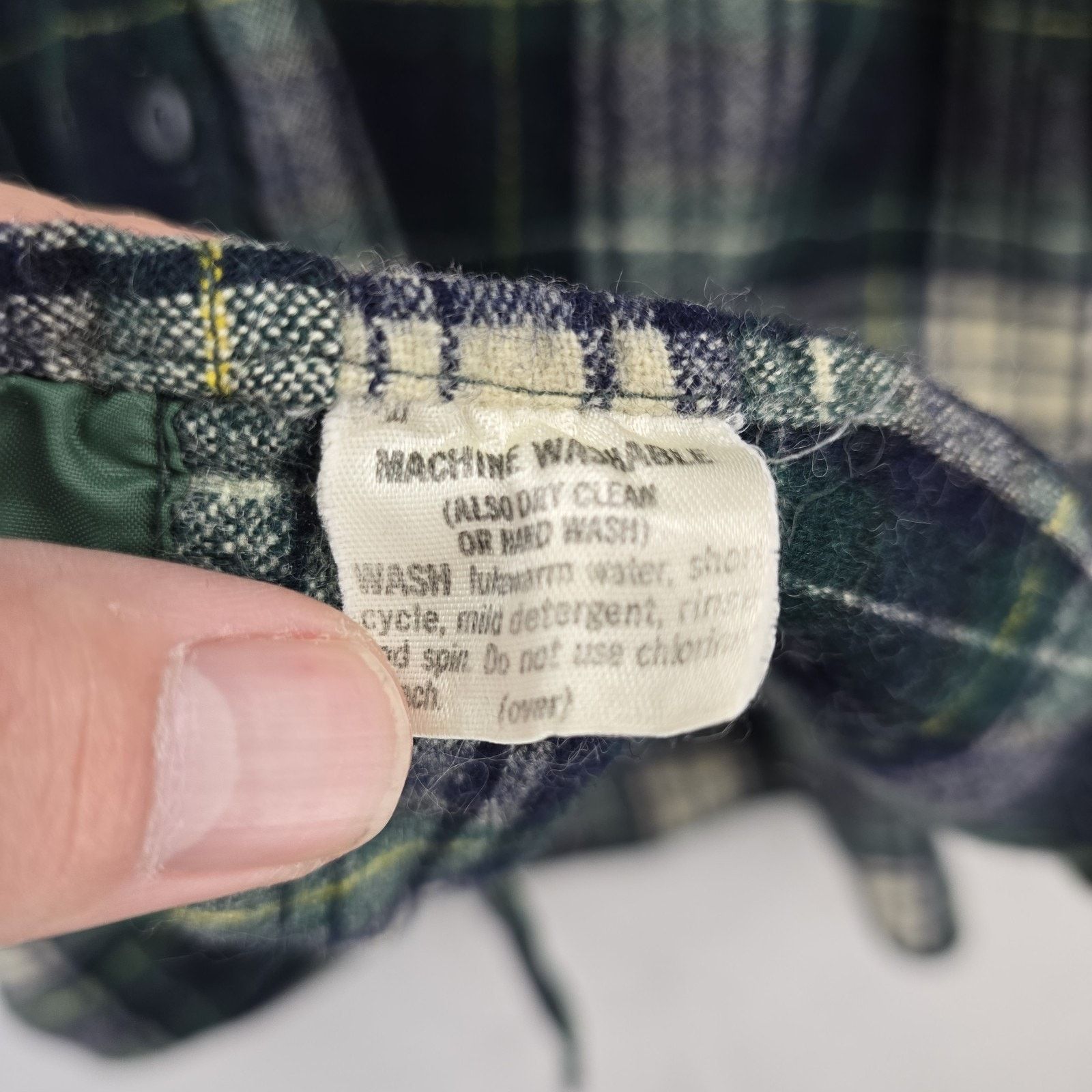 Pendleton Vtg Pendleton Plaid Flannel Shirt Medium Virgin Wool FLAWS Size US M / EU 48-50 / 2 - 5 Thumbnail