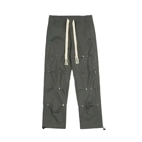 Japanese Brand Button Pleated Pants Cargo y2k streetwear Size US 30 / EU 46 - 4 Thumbnail