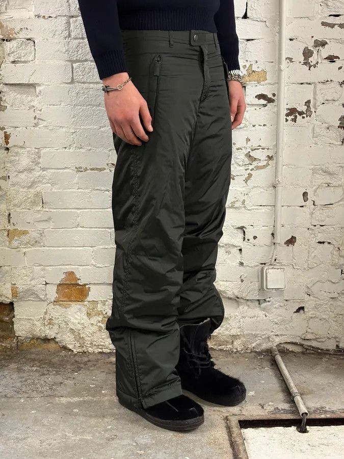 Prada 2000s Prada Olive Nylon Cargo Ski Pants Size US 32 / EU 48 - 2 Thumbnail