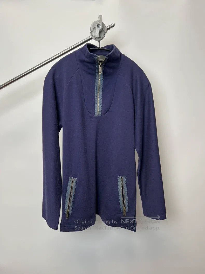 Yohji Yamamoto YOHJI YAMAMOTO Special stand-up collar half-zip long sleev Size US L / EU 52-54 / 3 - 1 Thumbnail