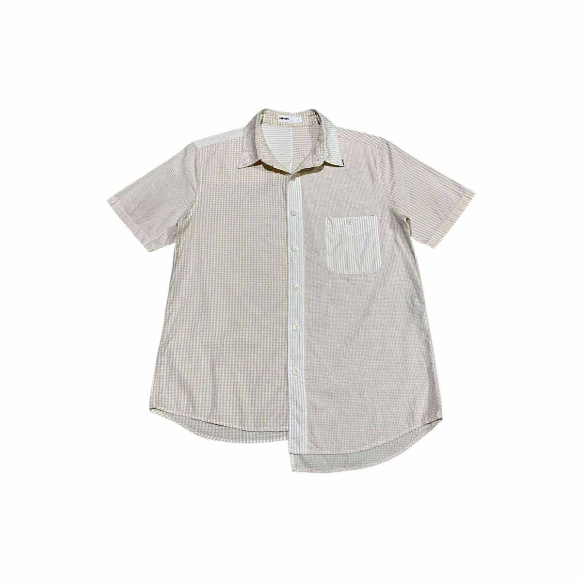 Ne-Net 🔥Rare Ne-Net Issey Miyake Check Asymmetric Shirt Ss Size US L / EU 52-54 / 3 - 1 Thumbnail