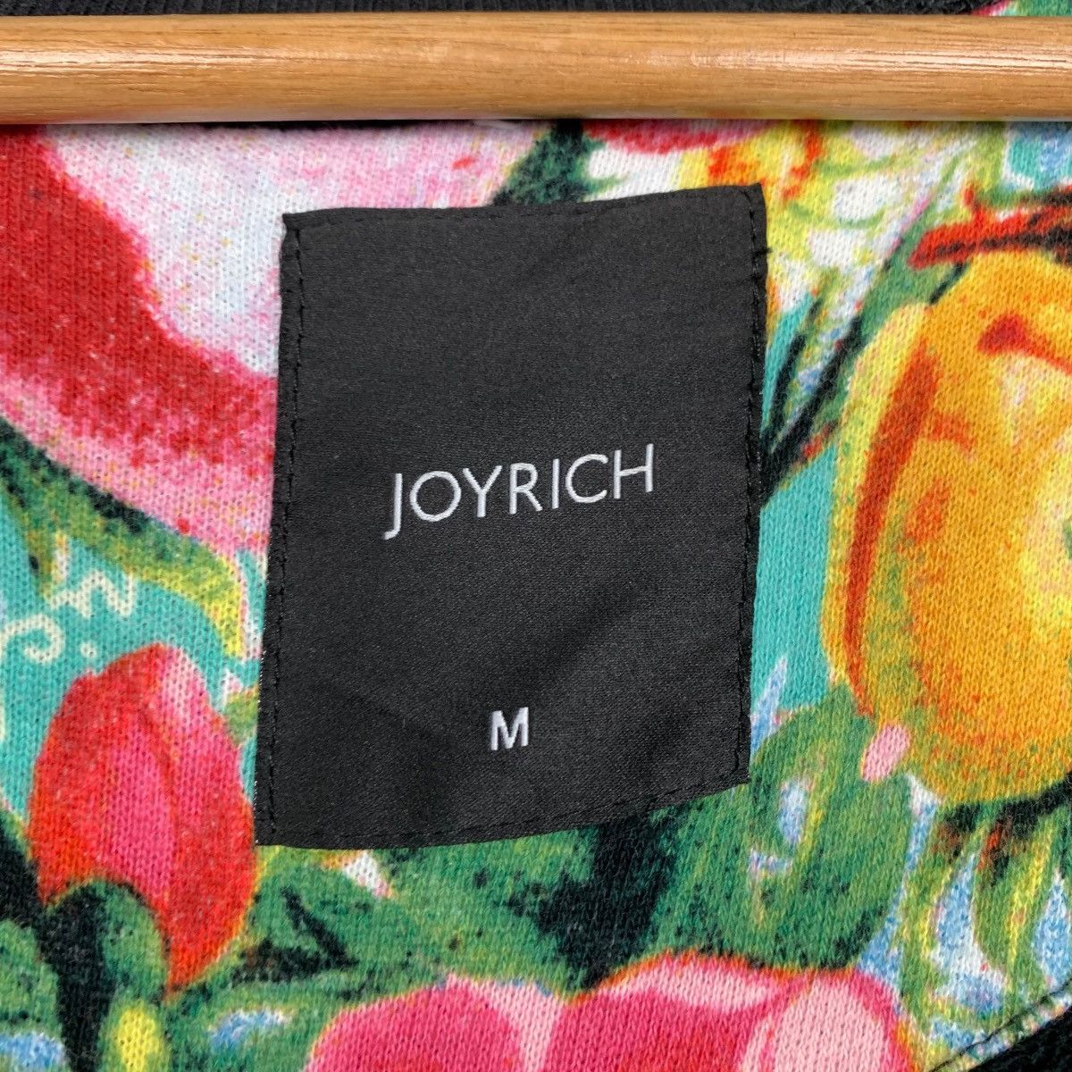 Japanese Brand JOYRICH Florals Graphic Sleeve Varsity Jacket #2207-C97 Size US M / EU 48-50 / 2 - 15 Thumbnail