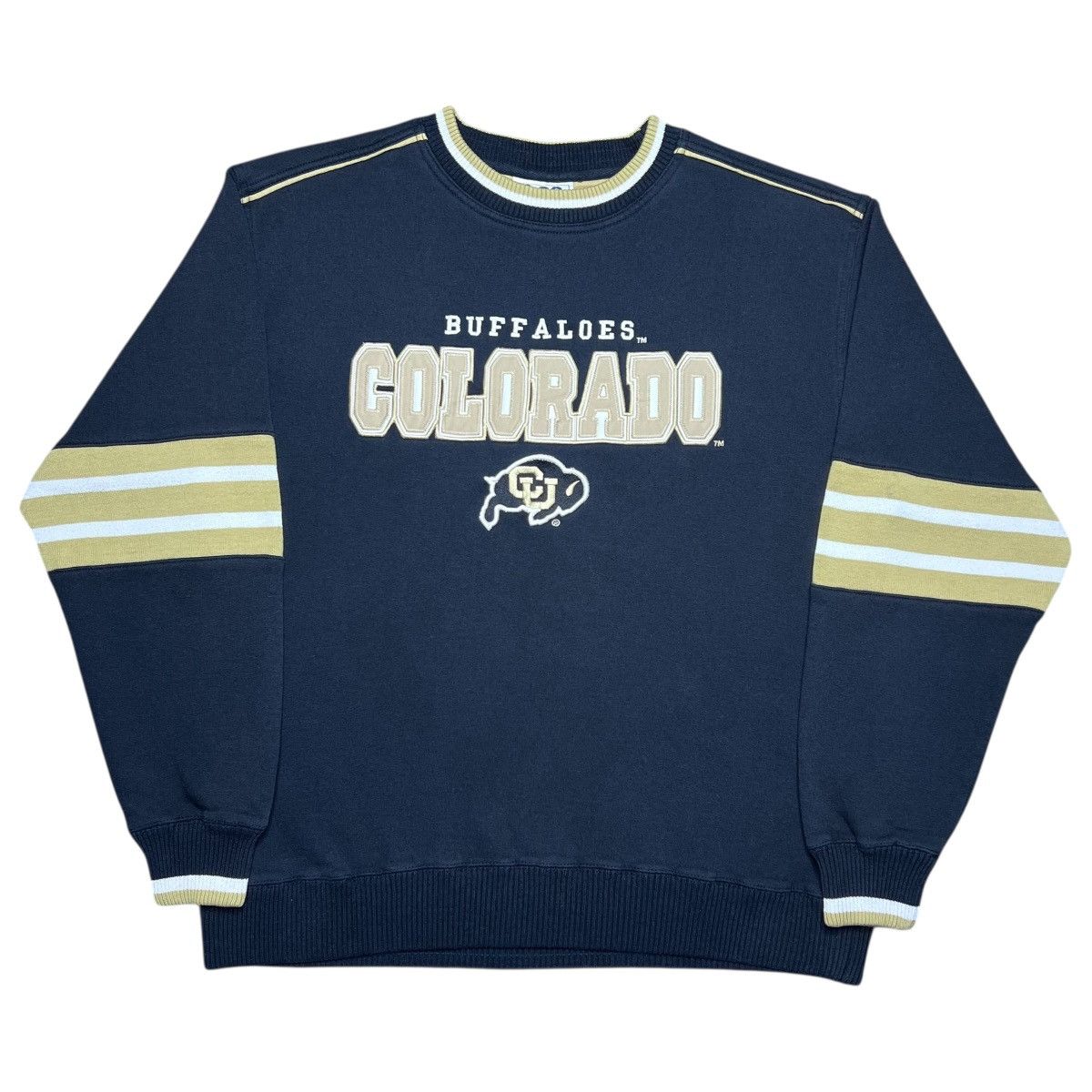 NCAA 90s NCAA Colorado Buffaloes Lee Sport Embroidered Sweatshirt Size US L / EU 52-54 / 3 - 1 Thumbnail