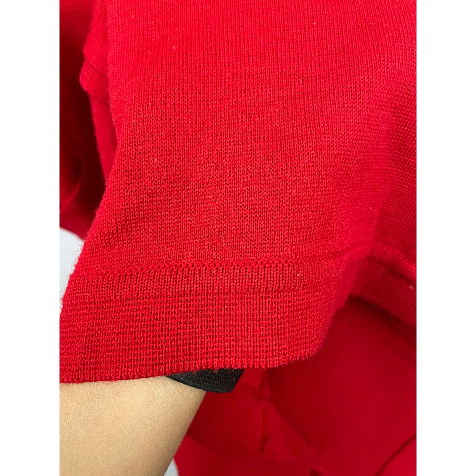 Saks Fifth Avenue VTG Saks Fifth Avenue Red Wool Blend Dress Women's Sz 10 Size L / US 10 / IT 46 - 5 Thumbnail