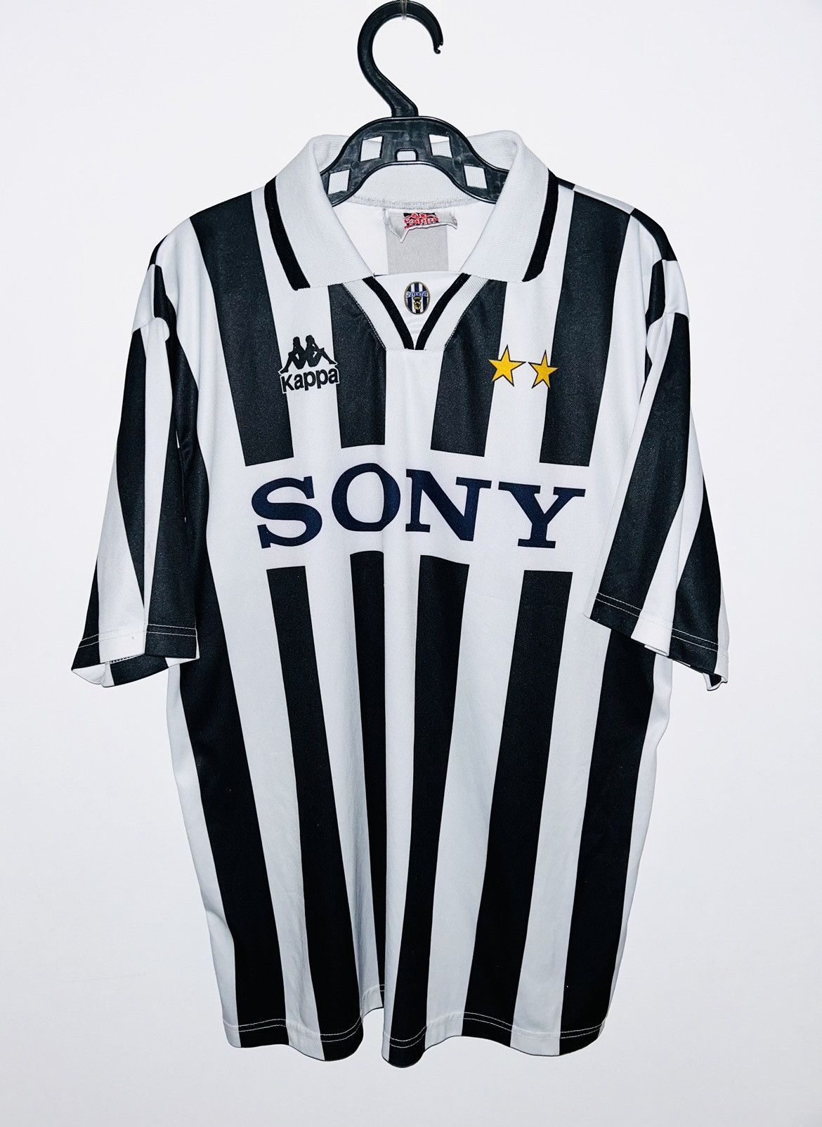 image of Kappa Juventus 1995/96 Home Jersey in White, Men's (Size XL)