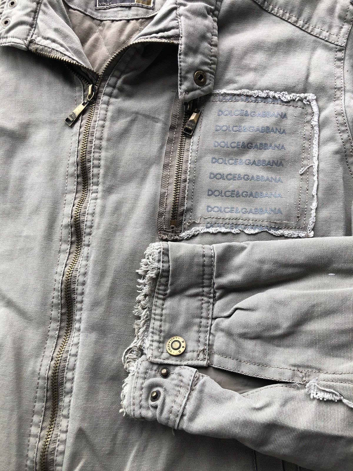 Vintage Very Rare Vintage Dolce&Gabbana Military Multi Pocket Jacket Size US L / EU 52-54 / 3 - 6 Thumbnail