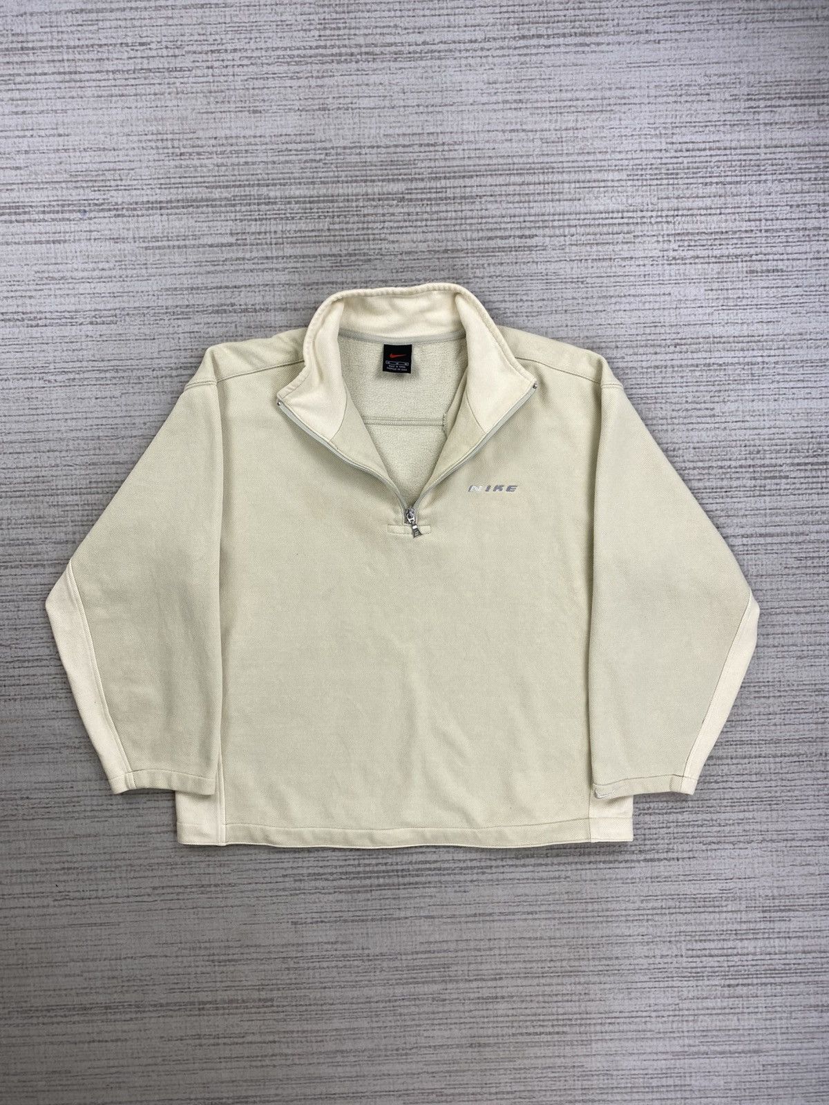 Nike Vintage 90s Nike Embroidery Spellout Half Zipper Sweatshirt Size US M / EU 48-50 / 2 - 5 Thumbnail