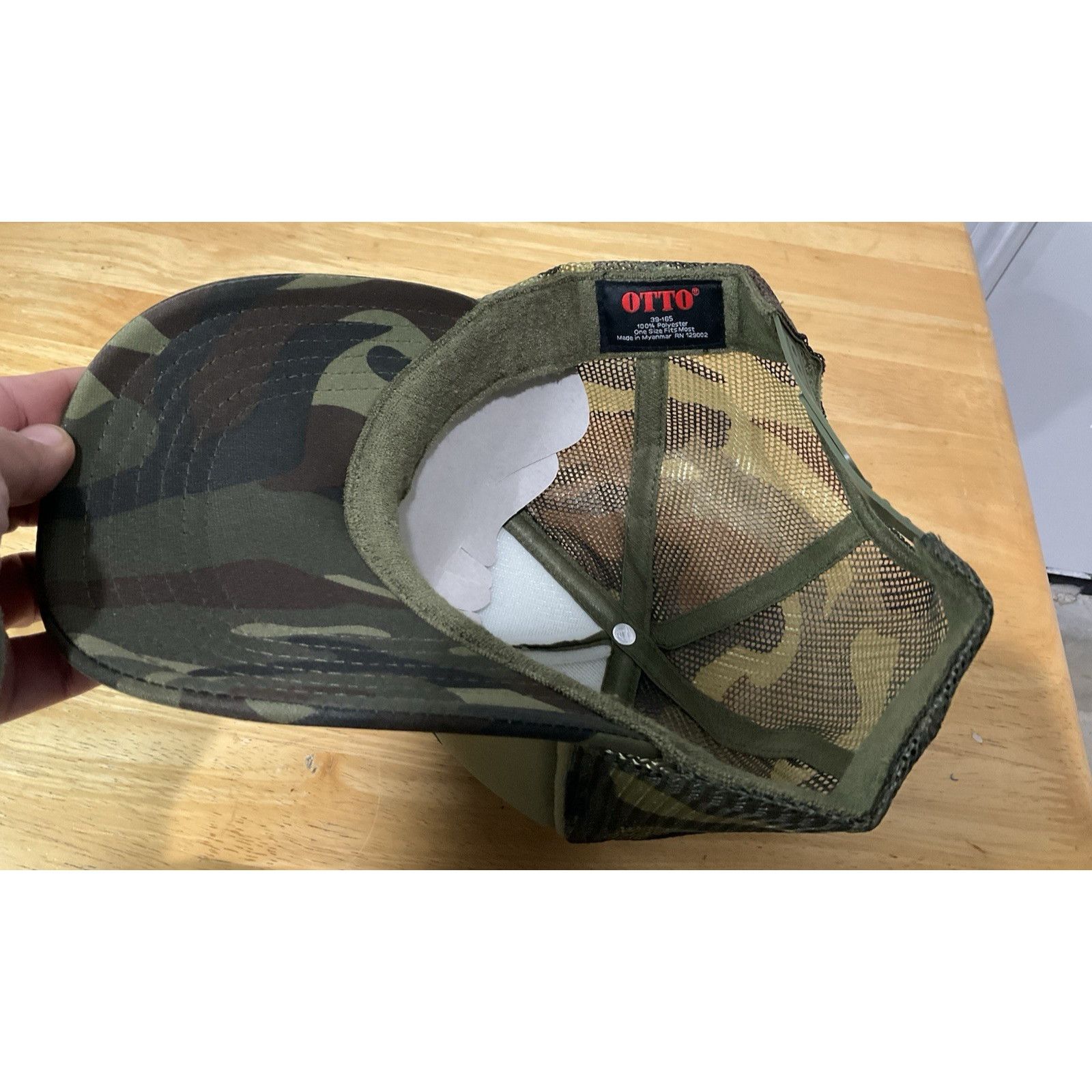 Otto $tb Caps camo Hat, Adjustable, trucker adjustable Size ONE SIZE - 5 Thumbnail