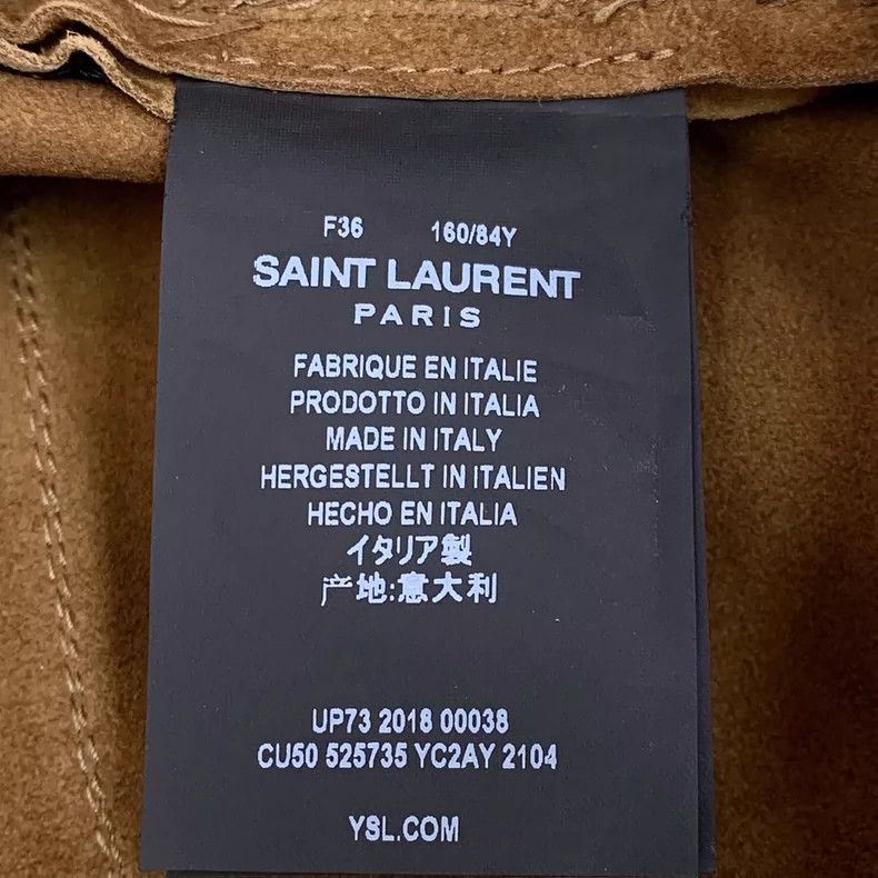 Saint Laurent Paris Saint Laurent Paris Cow leather casual shorts with brown t Size 35" - 6 Thumbnail