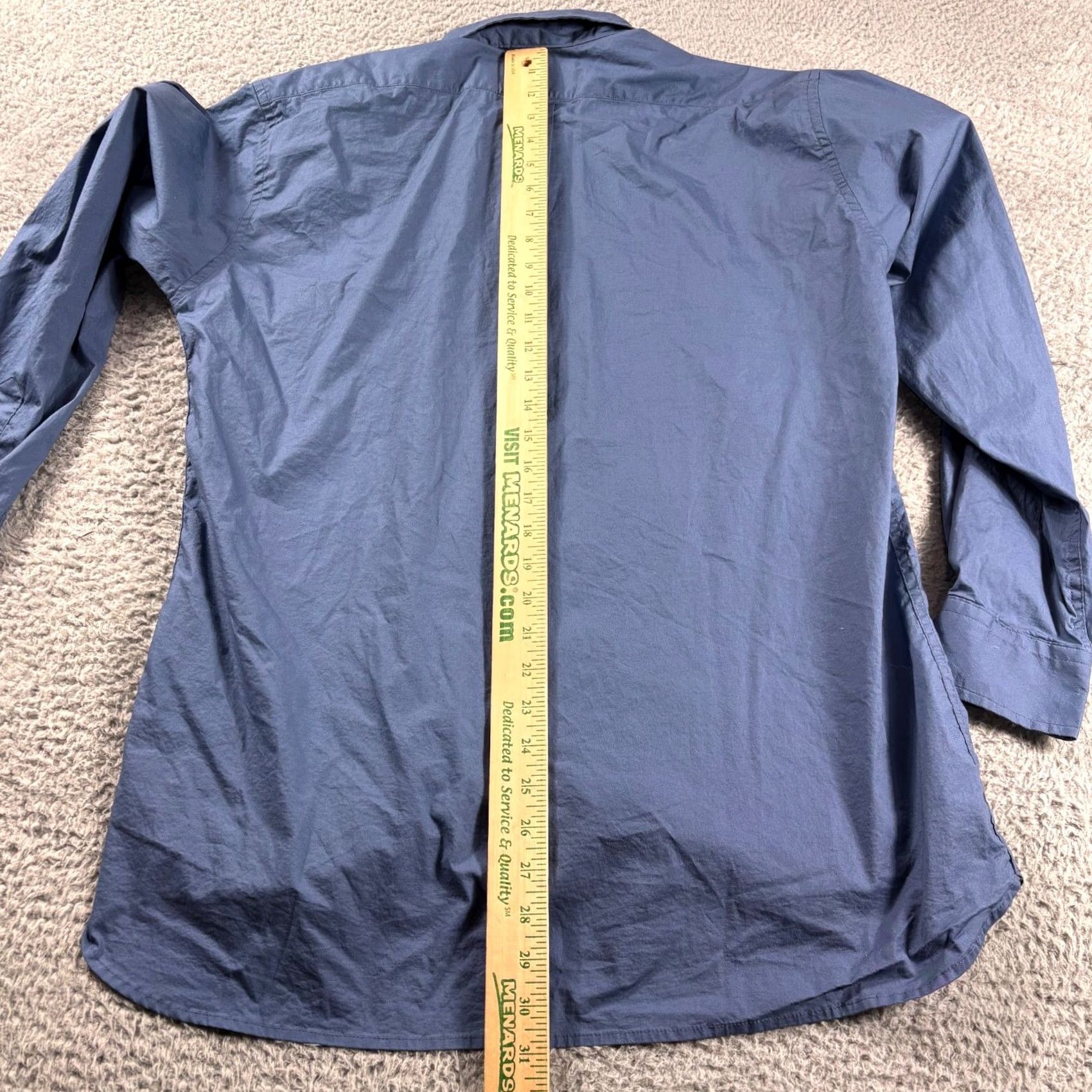 Vintage Frank's Shirt Mens L Blue Button Up Casual Cotton Made USA RARE Size US L / EU 52-54 / 3 - 5 Thumbnail