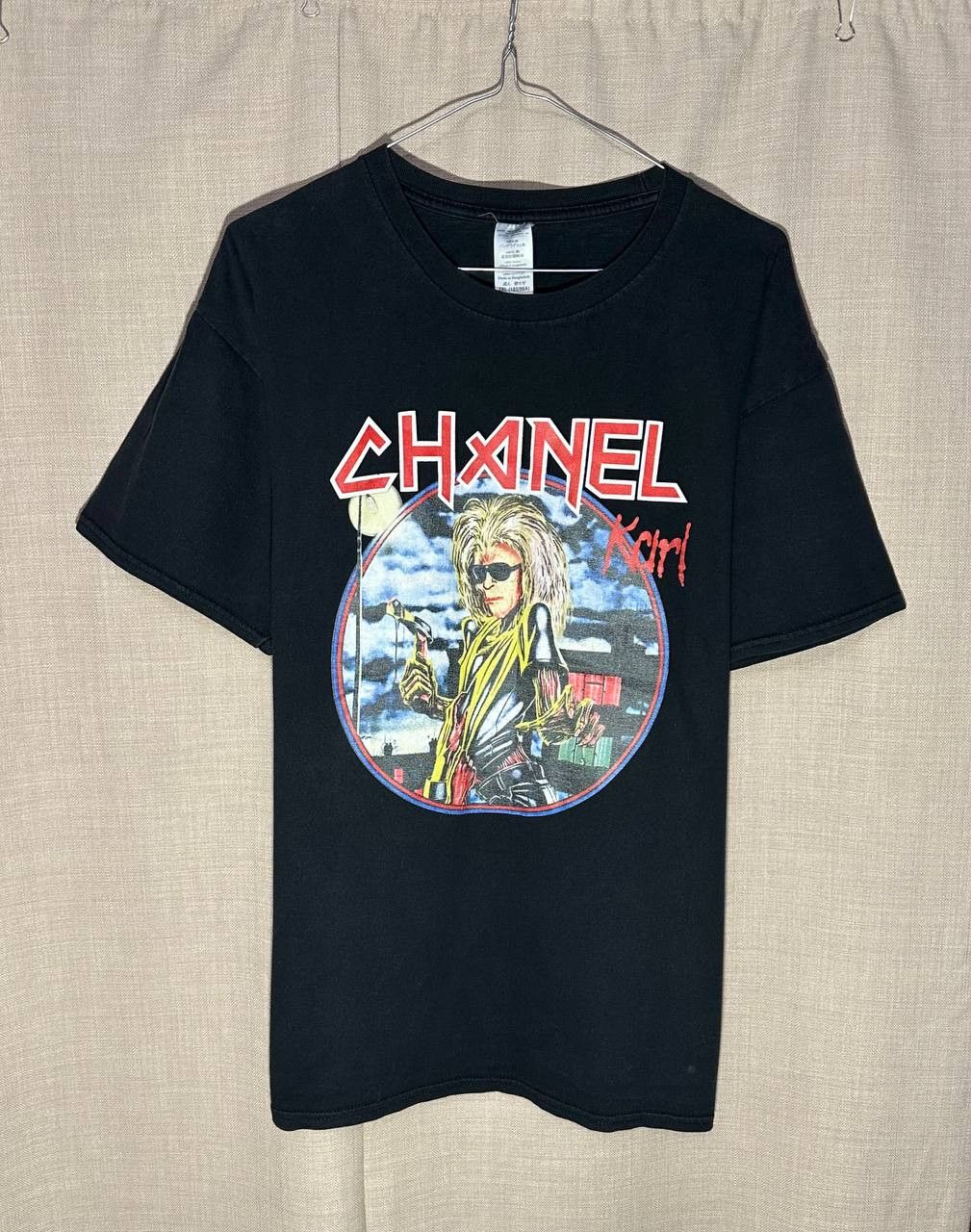 Other Chanel Karl Lagerfeld t Shirt Iron Maiden world tour Black Size US XXL / EU 58 / 5 - 1 Thumbnail