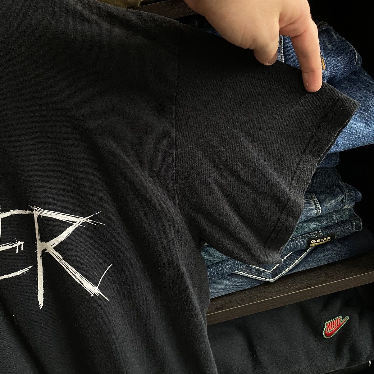 Band Tees Vintage Slayer 2017 Big Logo Rock Band black tee Size US L / EU 52-54 / 3 - 6 Thumbnail
