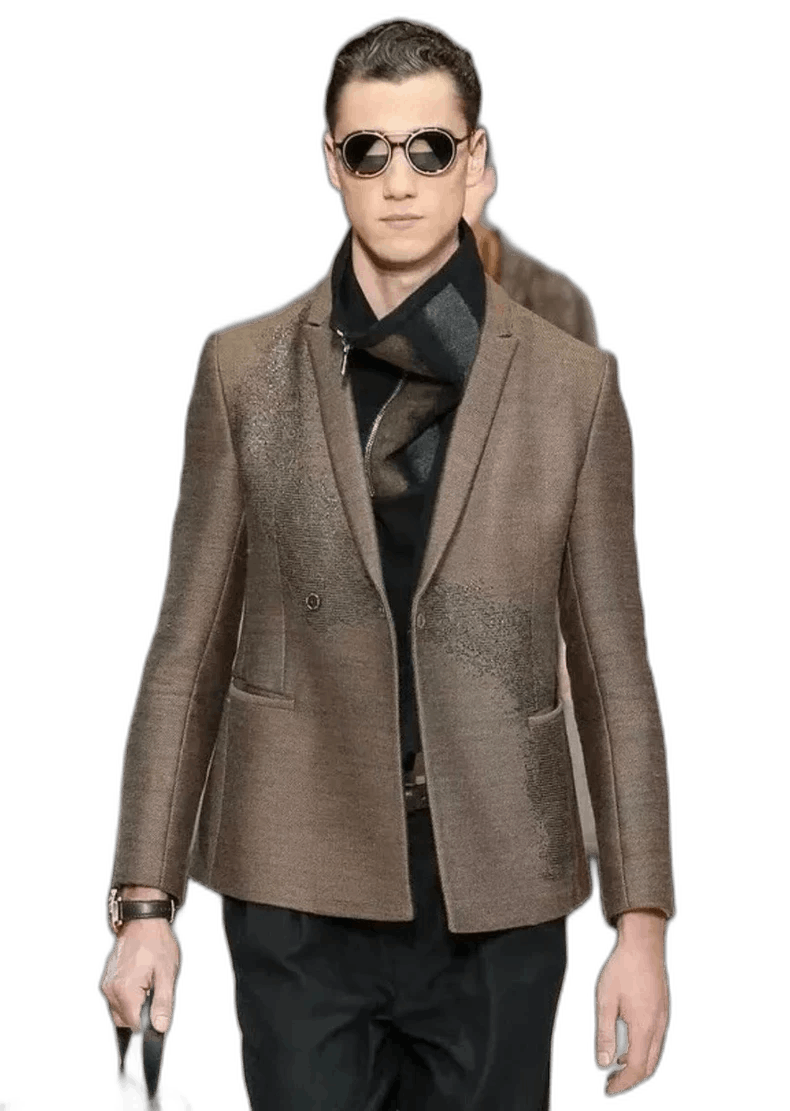 Emporio Armani Armani Runway Single-Breasted Blazer Size US M / EU 48-50 / 2 - 1 Thumbnail