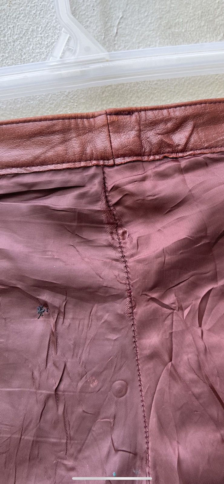 Tornado Mart Vintage Tornado Mart Patina Leather Super Flare Pant Size US 31 - 24 Thumbnail