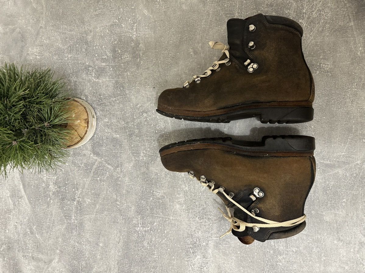 Vintage Vintage Military Brown Leather Boots Y2K style Size US 10 / EU 43 - 10 Thumbnail