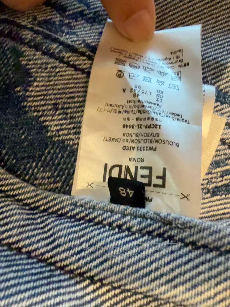 Fendi Fendi Denim Jacket Size US M / EU 48-50 / 2 - 5 Thumbnail