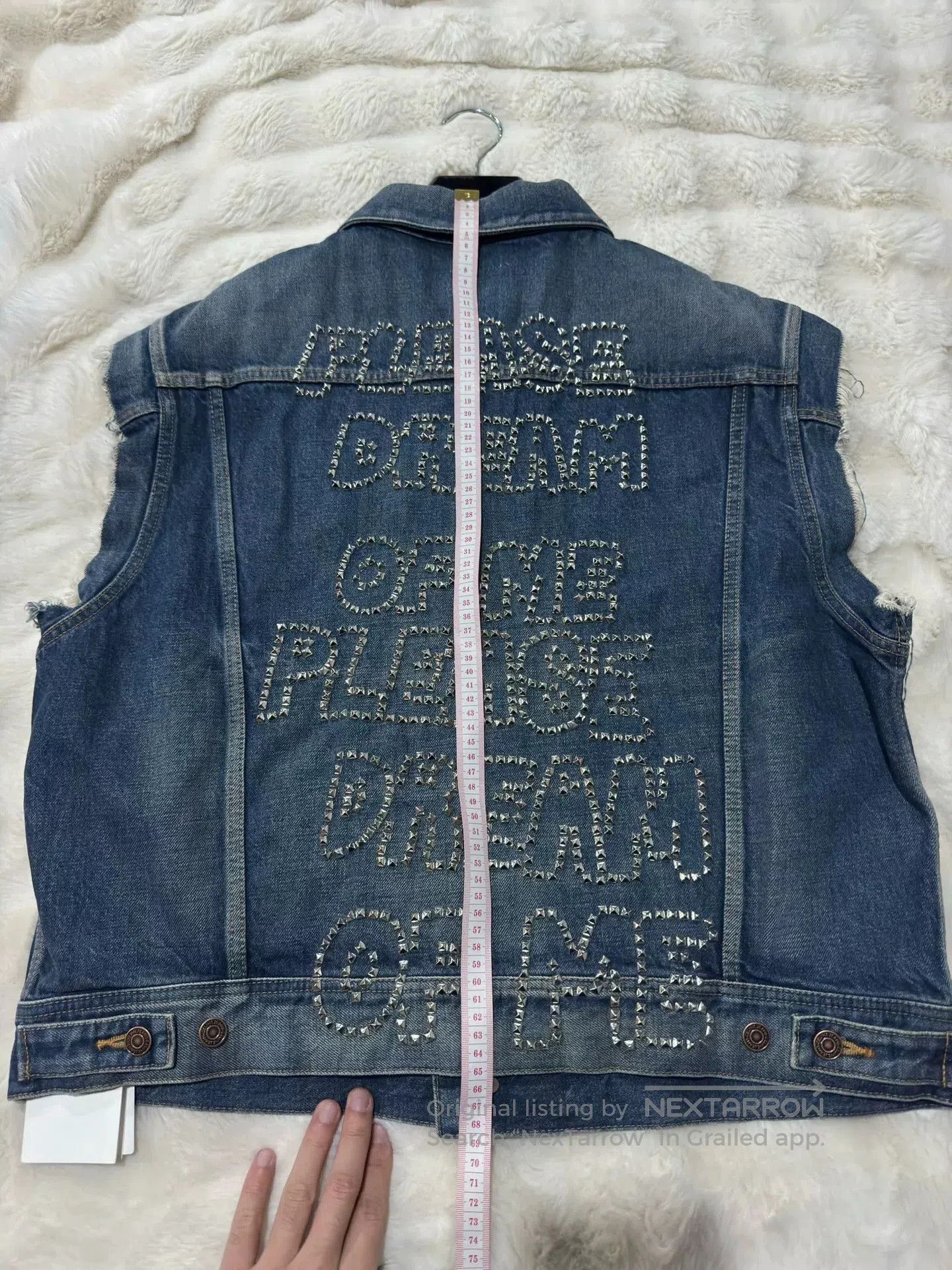 Celine Celine Runway Studded Denim Vest. Size US M / EU 48-50 / 2 - 8 Thumbnail