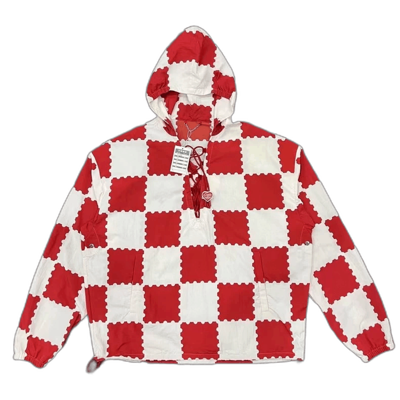 Louis Vuitton Louis Vuitton Red and White Checkered Jacket Size US L / EU 52-54 / 3 - 1 Thumbnail