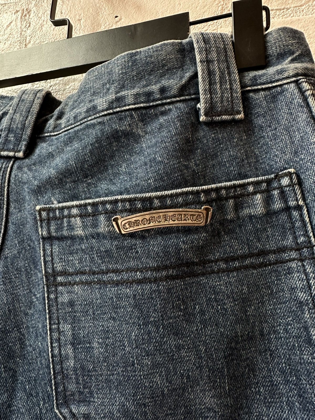Chrome Hearts Chrome Hearts Double Knee Denim Shorts Size US 29 - 5 Thumbnail
