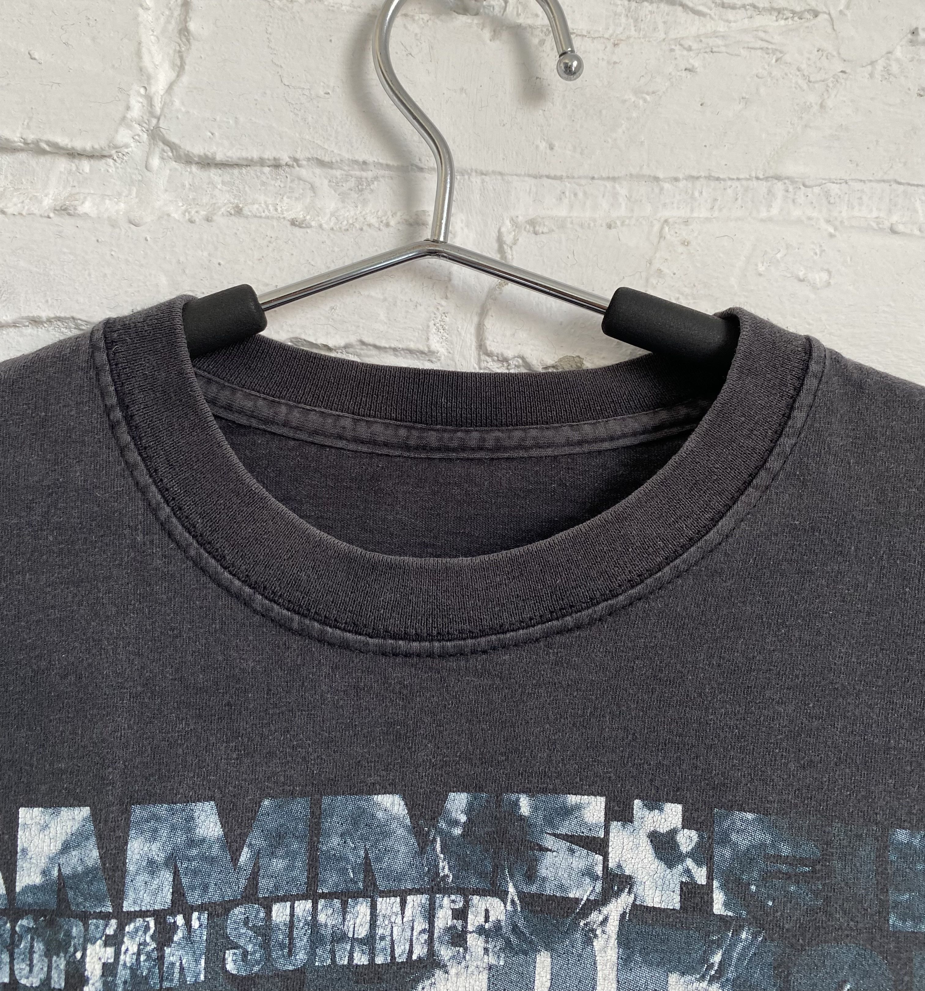 Band Tees × Vintage Vintage Rammstein reise reise European summer 2005 tee Size US L / EU 52-54 / 3 - 5 Thumbnail