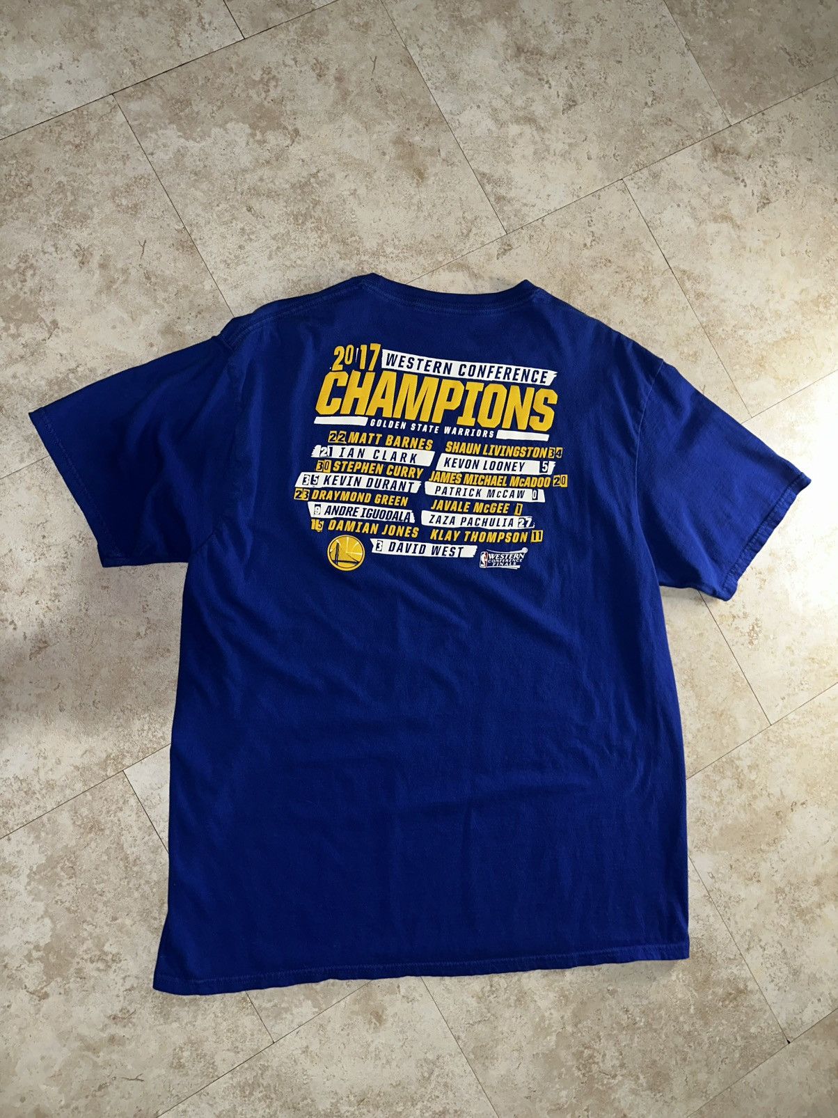 Vintage 2017 Golden State Championship tee Size US L / EU 52-54 / 3 - 2 Thumbnail