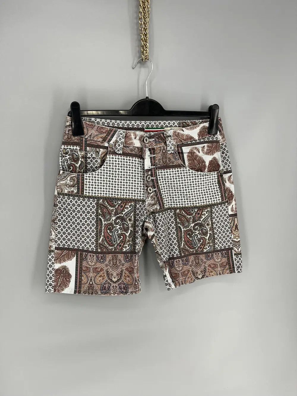 Vintage Vintage Y2K Please Shorts Size Medium bandana style Size US 30 / EU 46 - 2 Thumbnail
