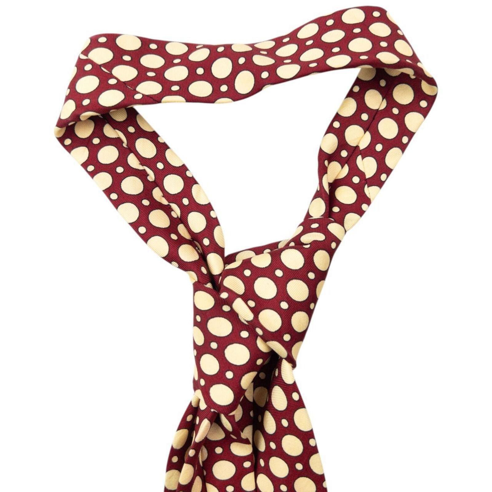 Burberry Vintage 90s Burberry Polka Dot Silk Tie Size ONE SIZE - 4 Thumbnail