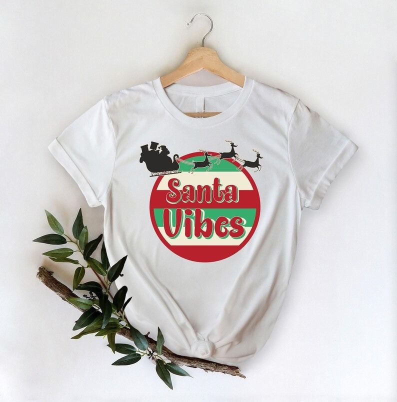 Designer Santa Vibes Shirt Size L / US 10 / IT 46 - 1 Thumbnail