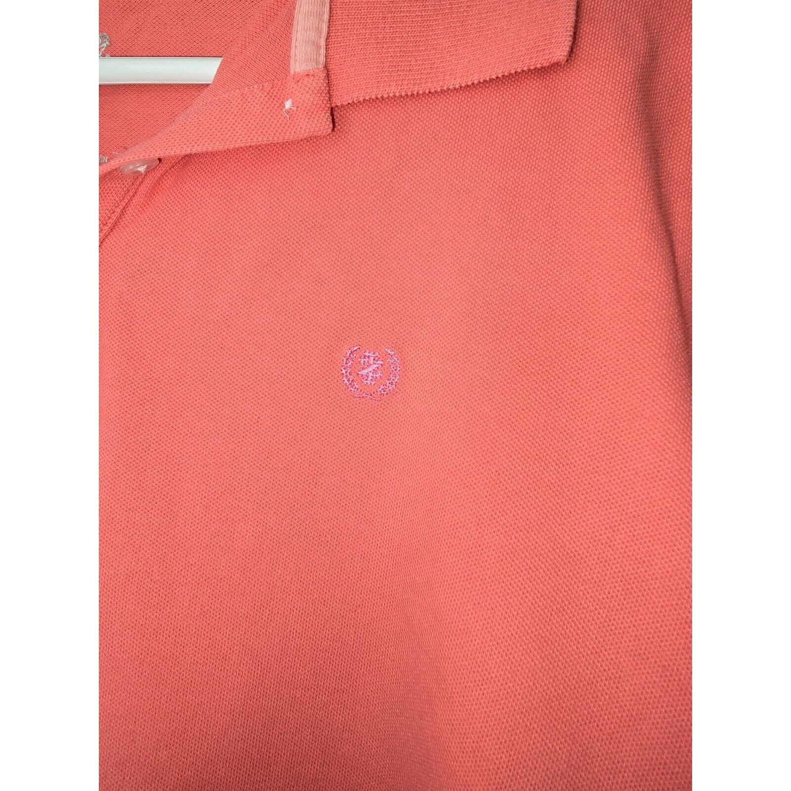 Izod Izod Polo Womens Medium Salmon Short Sleeve Size XL Golf Size XL / US 12-14 / IT 48-50 - 2 Thumbnail