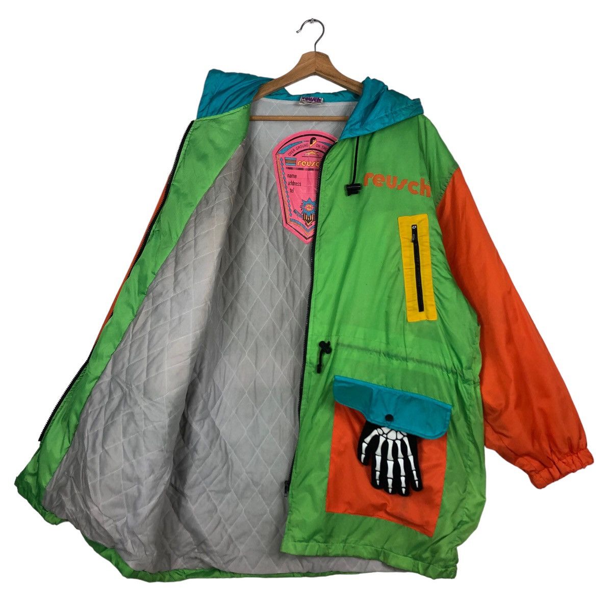 Japanese Brand 🔥Rare Colour Mix Reusch Activewear Colour Block Design Size US L / EU 52-54 / 3 - 9 Thumbnail