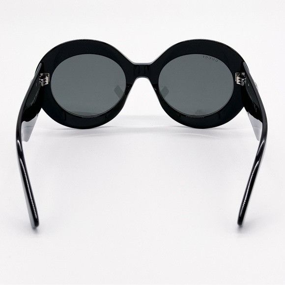 Gucci NEW GG1647S 007 GUCCI BLACK ROUND WOMEN SUNGLASSES GG 1647S Size ONE SIZE - 9 Thumbnail