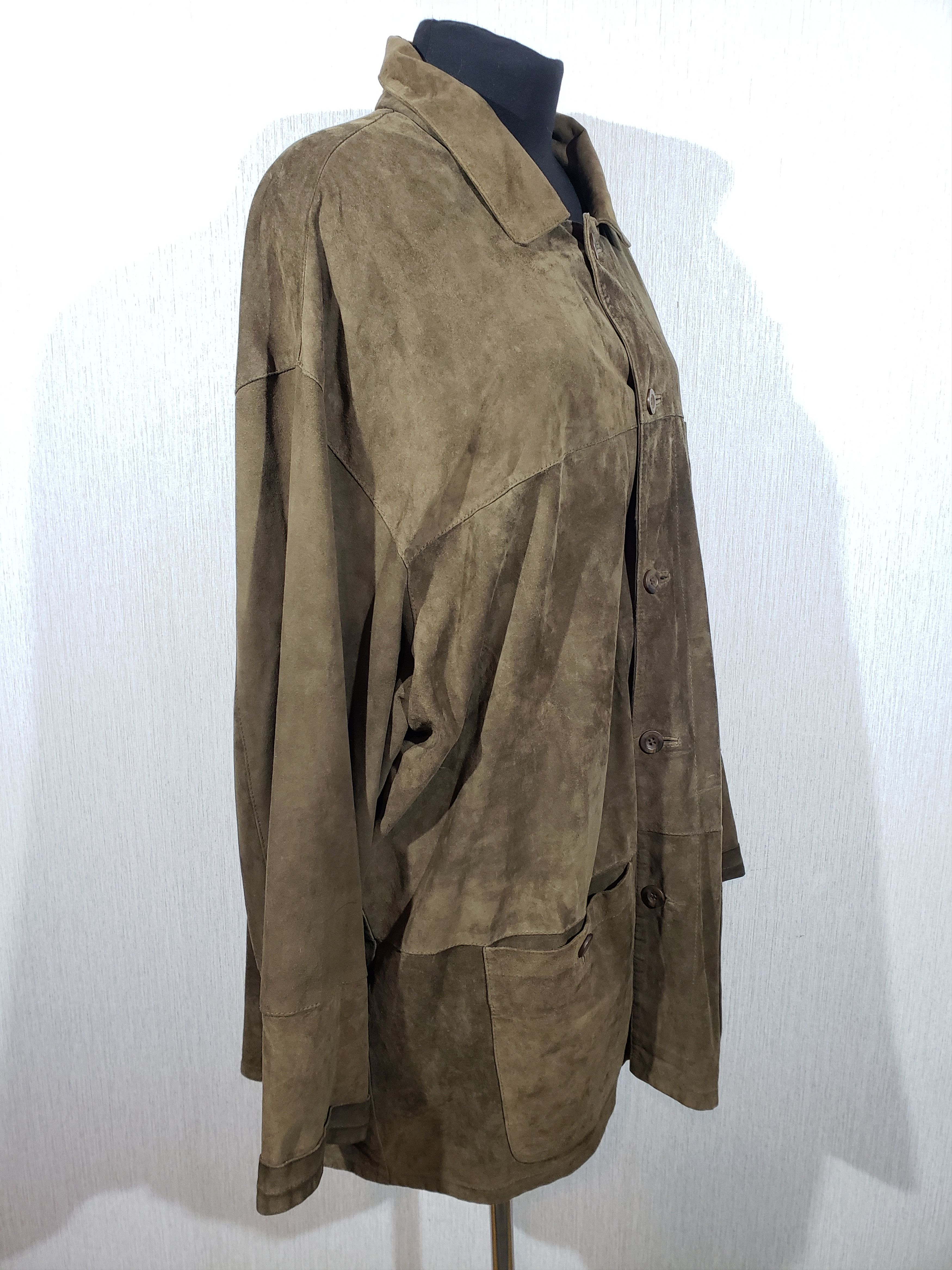 Other Brown suede men's shirt. Size US XXL / EU 58 / 5 - 3 Thumbnail